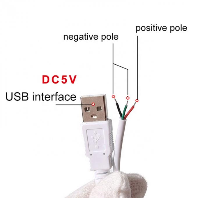 5V 전력 디밍 스위치 디머 LED 스트립용 USB 충전 케이블 4