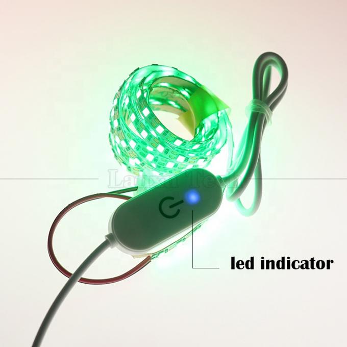 5V 1m 켜고 끄고 스위치 컨트롤러 USB로 열기 전선 끝 케이블 터치 디머 3w 5w LED 스트립 라이트 램프 2
