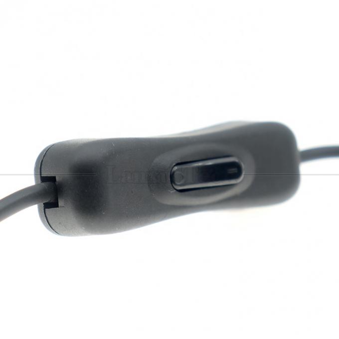 12V 24V 남성에서 여성 5.5x2.1mm DC 잭 켜고 끄는 304 스위치 케이블 LED 스트립 램프 2