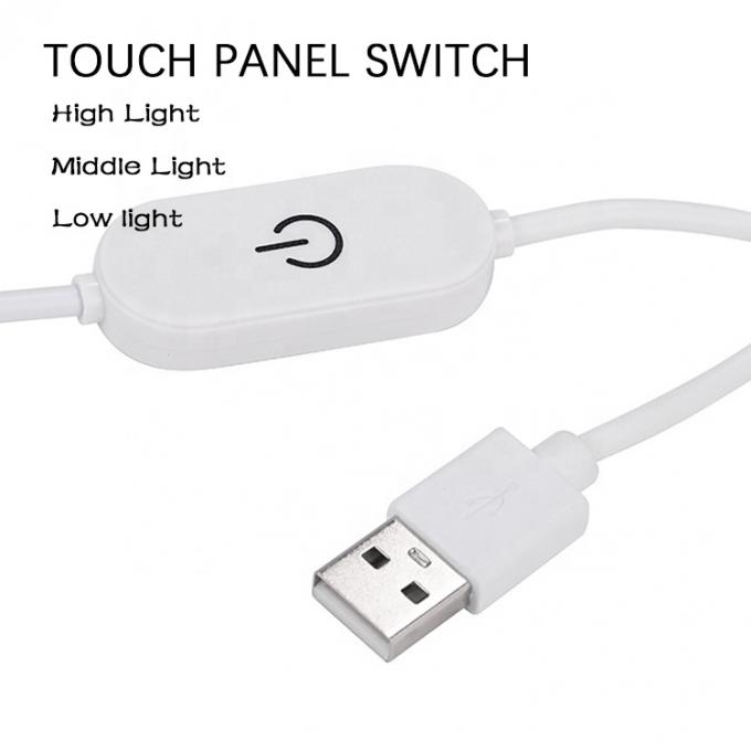 5V 2A USB TO dc 5.5*2.1mm 조절 스위치 원격 케이블 LED 스트립 디머 램프 조명 4
