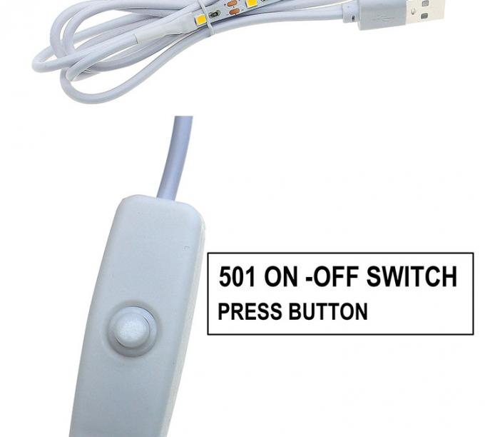 고품질 USB 컨트롤러 디머 전원 켜고 끄는 스위치 케이블 LED 빛 스트립 램프 1
