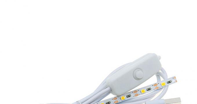 고품질 USB 컨트롤러 디머 전원 켜고 끄는 스위치 케이블 LED 빛 스트립 램프 0