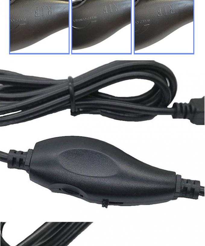 5V USB에서 DC 5.5x2.1mm 12V 출력 밝기 제어 조정 가능한 디머 켜고 끄는 스위치 케이블 LED 라이트 램프 팬 4