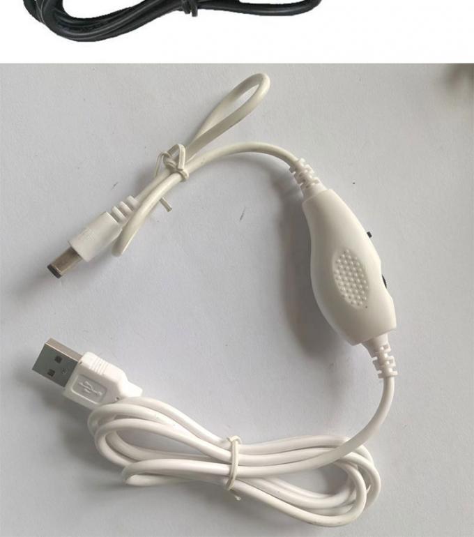 5V USB에서 DC 5.5x2.1mm 12V 출력 밝기 제어 조정 가능한 디머 켜고 끄는 스위치 케이블 LED 라이트 램프 팬 7
