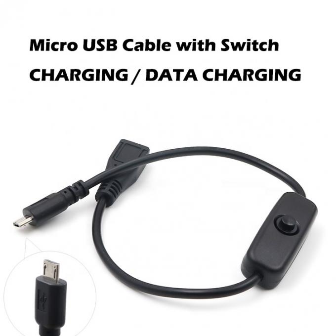 스위치와 함께 마이크로 USB 확장 케이블 3