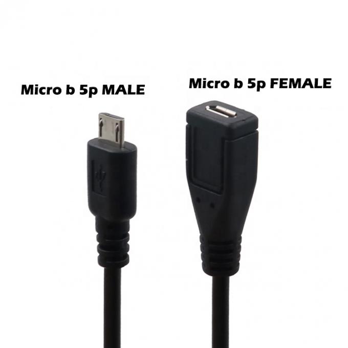 스위치와 함께 마이크로 USB 확장 케이블 1