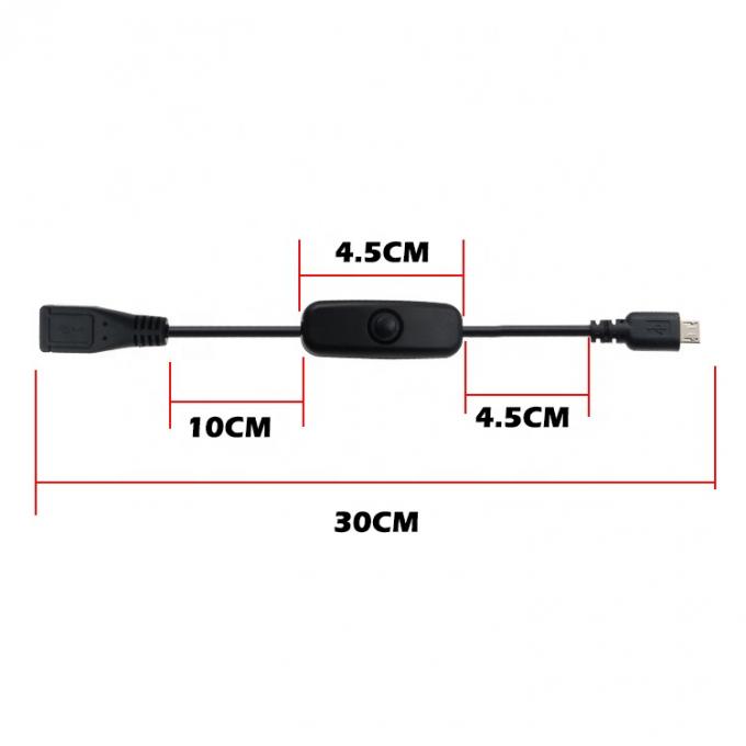 스위치와 함께 마이크로 USB 확장 케이블 2