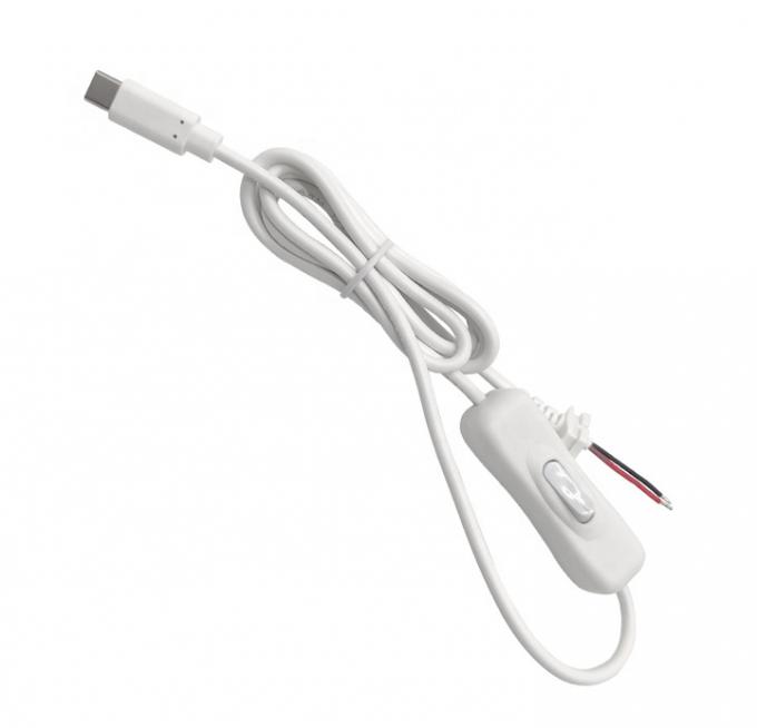 LED 램프 조명용 USB 타입 C 스위치 케이블 0
