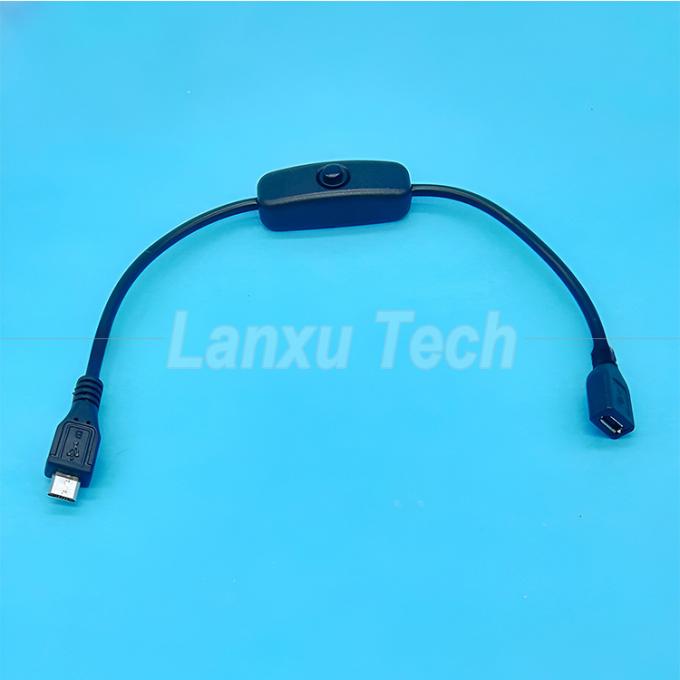 USB 마이크로 B 남성에서 여성 확장 버튼 501 스위치 케이블을 눌러 2