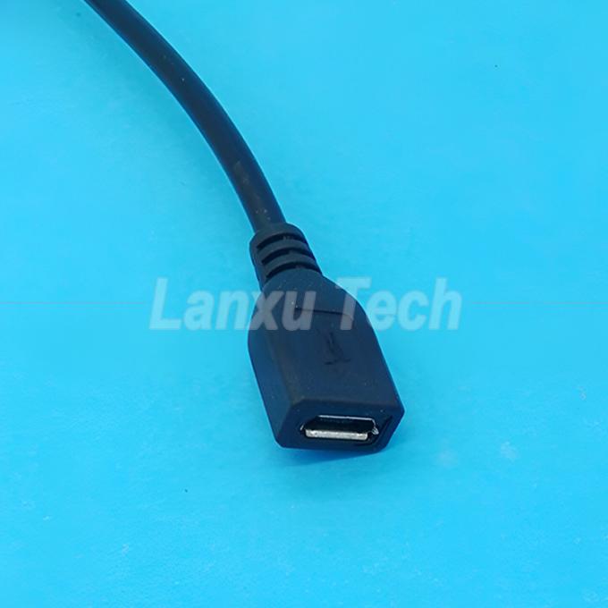 USB 마이크로 B 남성에서 여성 확장 버튼 501 스위치 케이블을 눌러 5