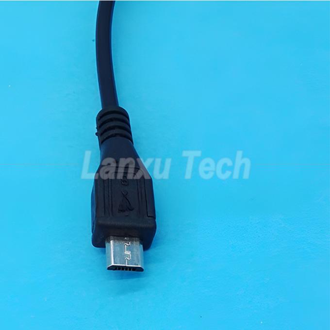 USB 마이크로 B 남성에서 여성 확장 버튼 501 스위치 케이블을 눌러 4
