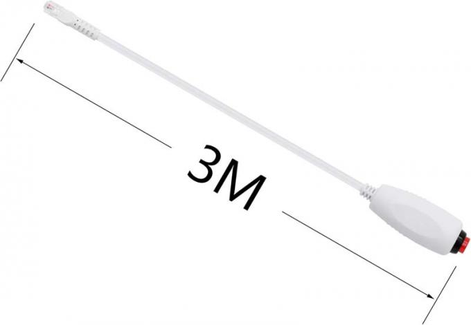 커스텀 RJ11 6Pin 4Core 단일 버튼 손 잡기 간호사 전화 케이블 간호사 전화 스테이션 클립과 간호사 전화 스테이션 3