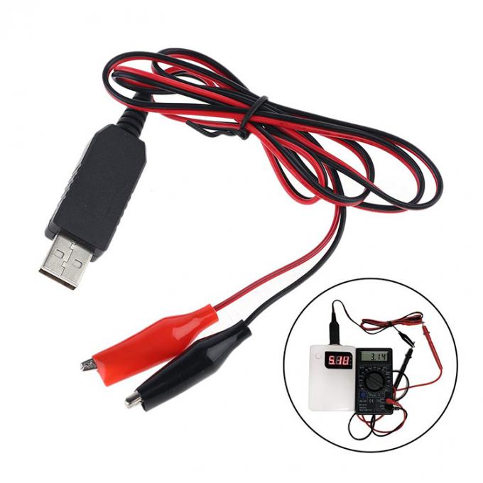AAA AAA 배터리 제거기 리패스 배터리 USB 5v에서 1.5v 3v 4.5v LED 라이트 전기 장난감용 전원 충전 케이블 1