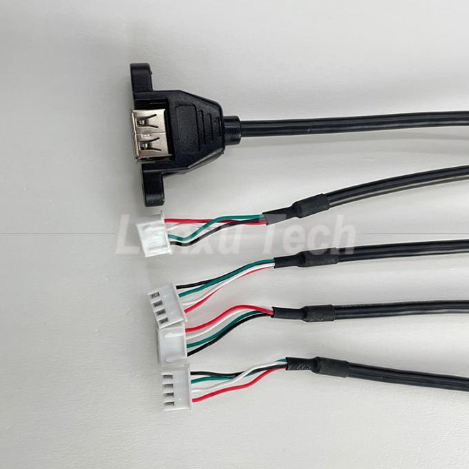 USB 2.0 패널 마운트 타입 A ~ JST XH PH VH 4 핀 케이블 4