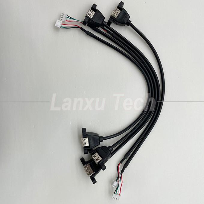 USB 2.0 패널 마운트 타입 A ~ JST XH PH VH 4 핀 케이블 6