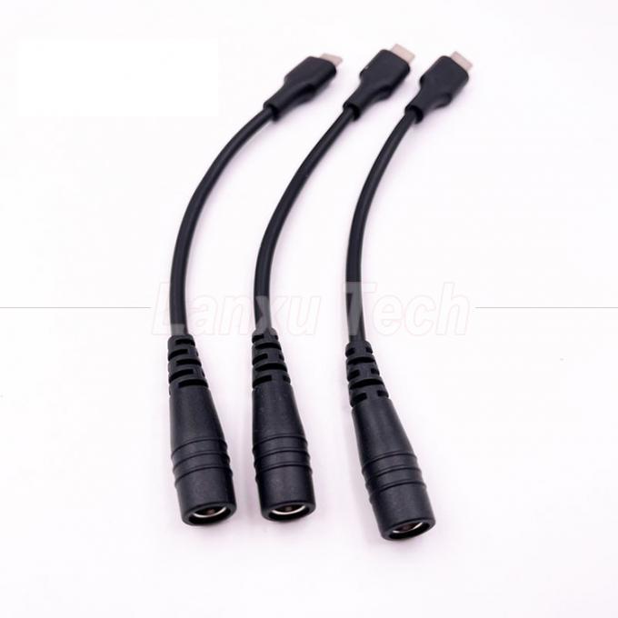 5V USB 타입 C에서 DC 5.5x2.1mm 충전기 연장 케이블 2
