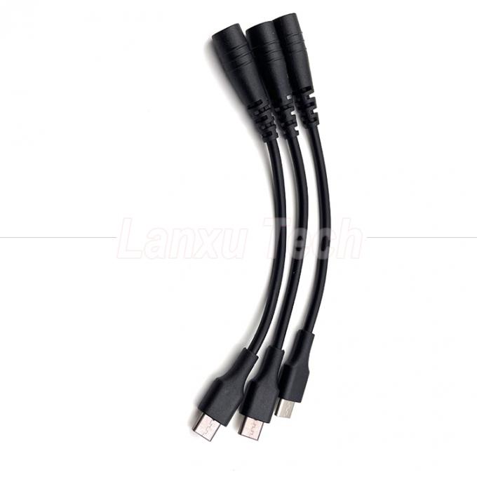 5V USB 타입 C에서 DC 5.5x2.1mm 충전기 연장 케이블 4