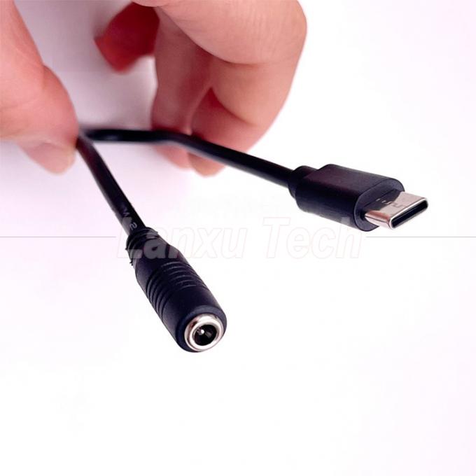 5V C형 DC 3.5x1.35mm 5.5x2.1mm 전원 충전 연장 케이블 LED 책상 램프 팬 3