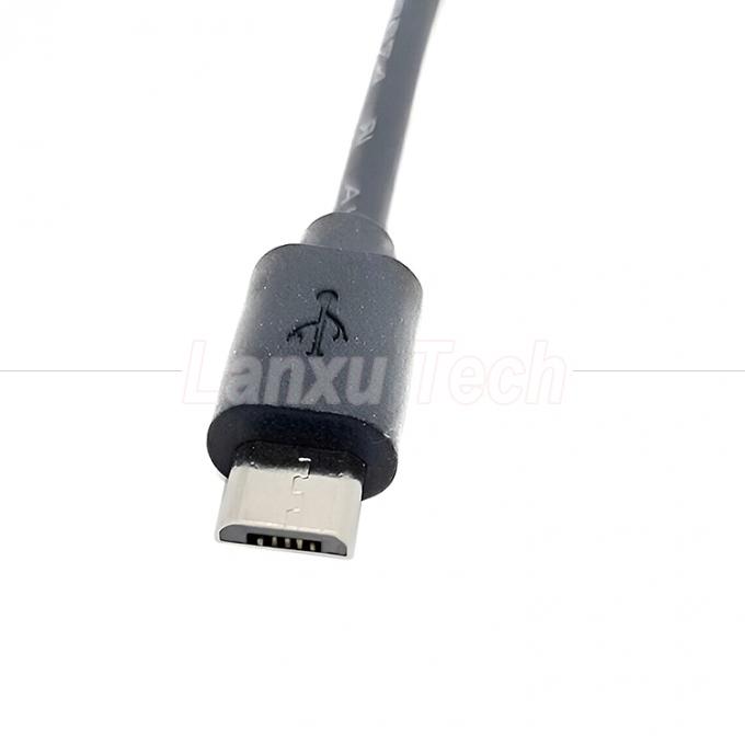마이크로 USB 남성 DC 3.5x1.35mm 여성 잭 전원 확장 케이블 팬 LED 스트립 3