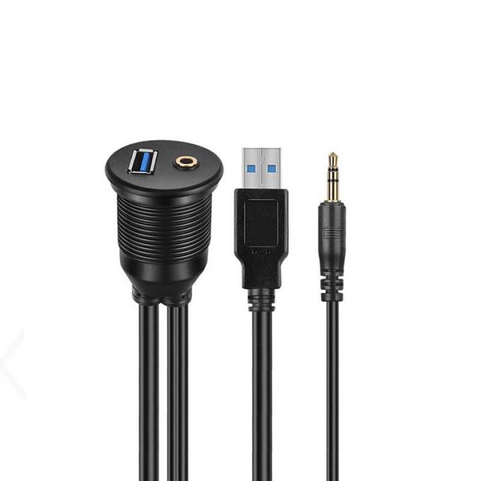 USB 3.0 AUX DC 3.5 남성부터 여성까지 방수 확장 케이블 1