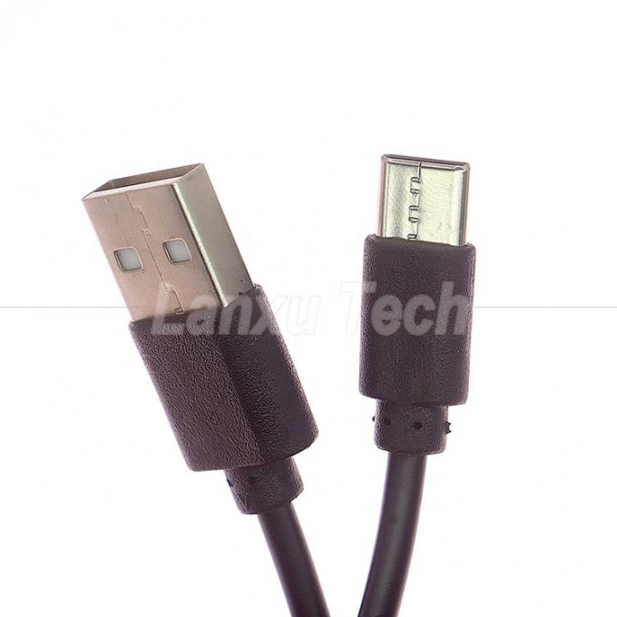단기 고속 충전 오직 1A 2A USB에서 C 타입 충전 케이블 전원 뱅크 팬 2
