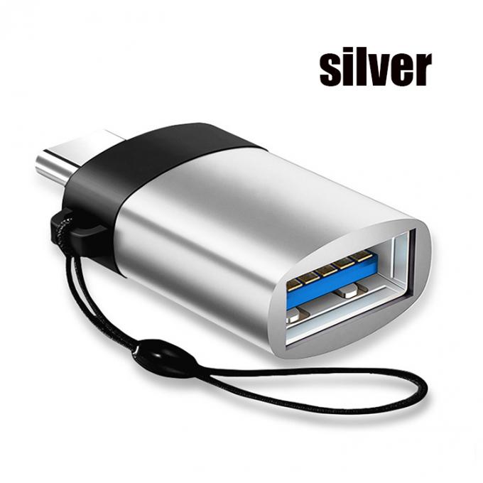 휴대용 미니 라니어드 금속 셸 OTG 유형 C 3.1 남성 USB 3.0 여성 어댑터 7