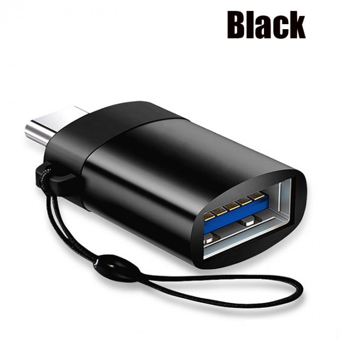 휴대용 미니 라니어드 금속 셸 OTG 유형 C 3.1 남성 USB 3.0 여성 어댑터 5