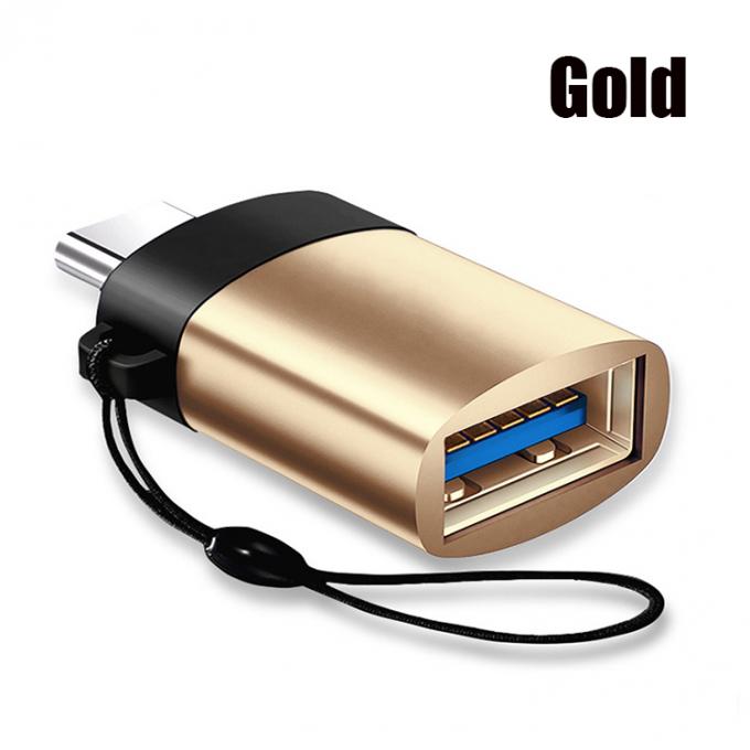 휴대용 미니 라니어드 금속 셸 OTG 유형 C 3.1 남성 USB 3.0 여성 어댑터 6