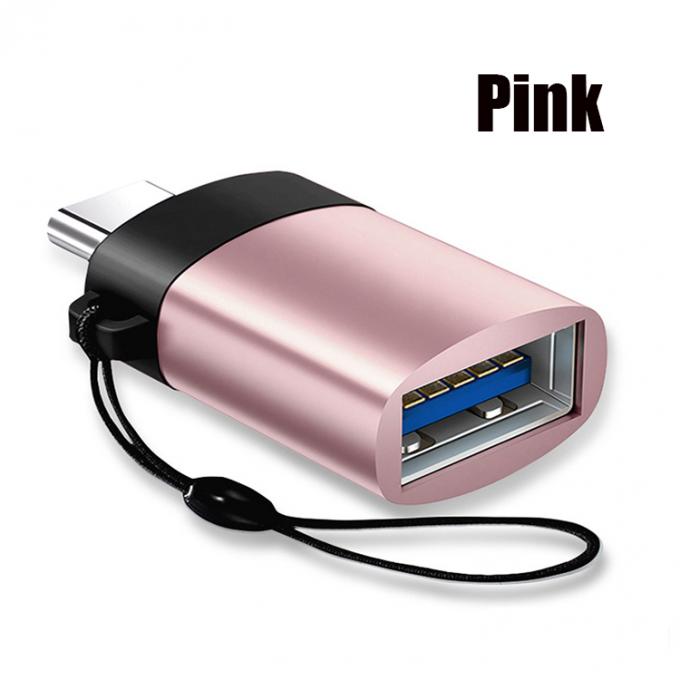 휴대용 미니 라니어드 금속 셸 OTG 유형 C 3.1 남성 USB 3.0 여성 어댑터 8