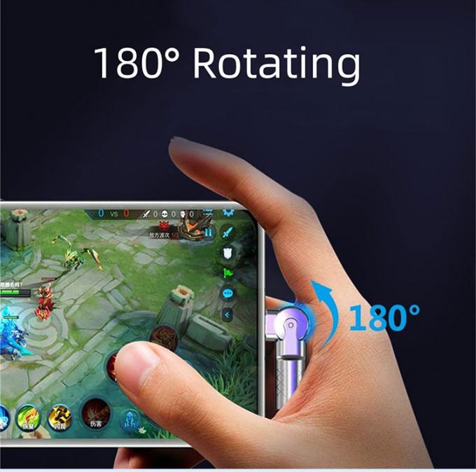 180도 회전 빠른 충전 120w 6A 실리콘 USB 마이크로 C형 케이블 안드로이드 휴대 전화 3