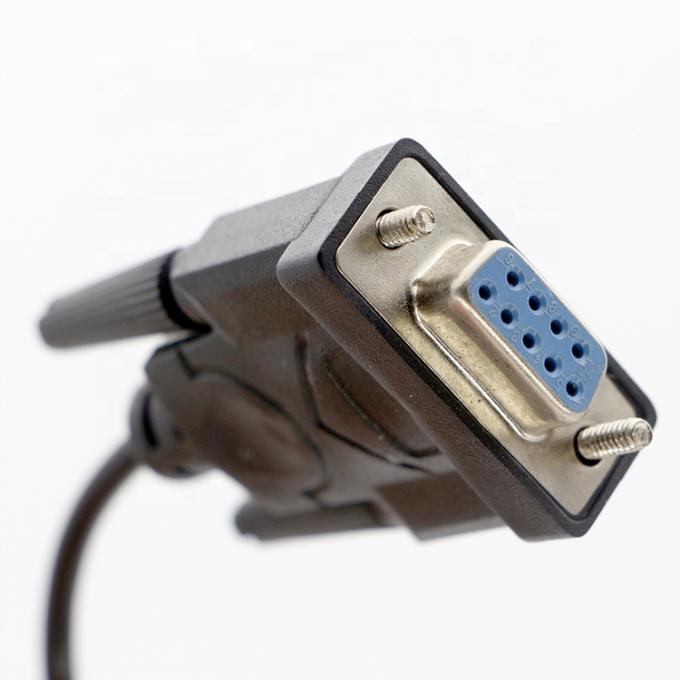사용자 정의 90도 오른쪽 각 미니 B USB 여자 DB9 RS232 시리즈 케이블 2