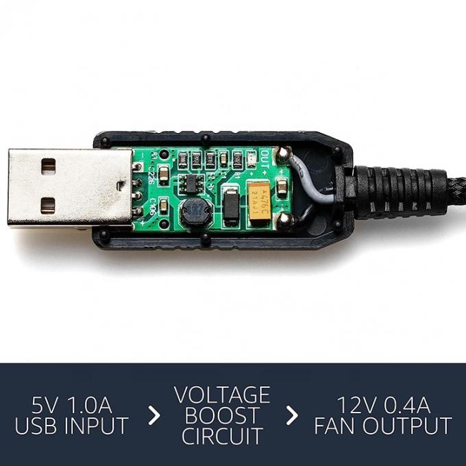 12V 스텝 UP 부스트 USB 3 핀 4 핀 PWM PC 팬 ON OFF 스위치 전원 어댑터 케이블 1