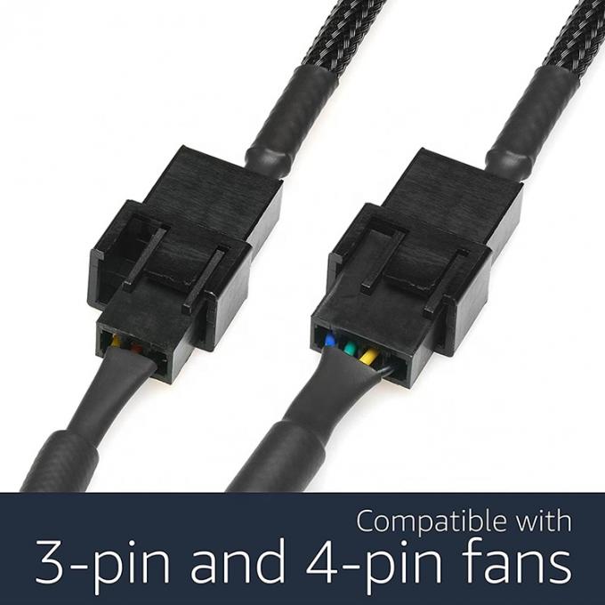 12V 스텝 UP 부스트 USB 3 핀 4 핀 PWM PC 팬 ON OFF 스위치 전원 어댑터 케이블 5