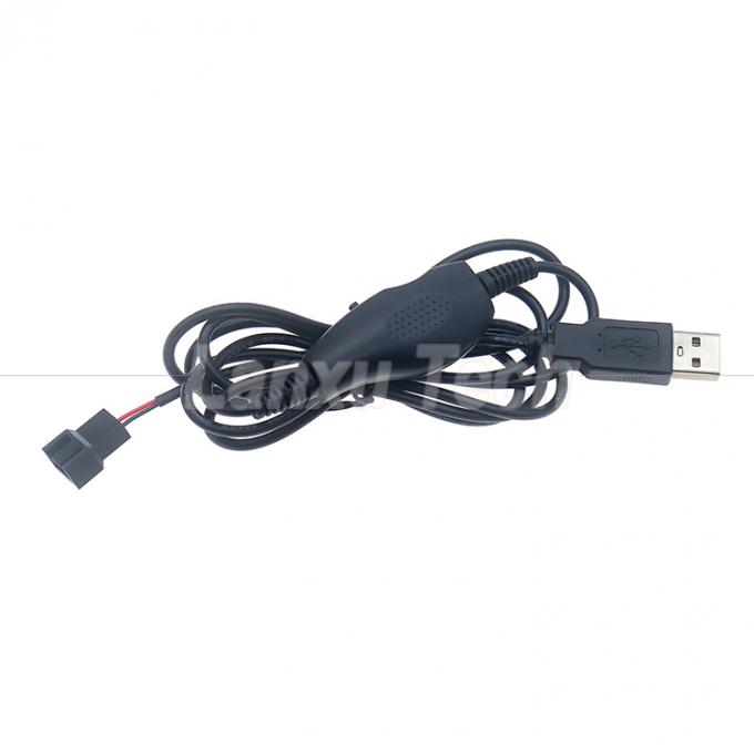 조정 가능한 USB 5V 스텝 업 DC 12V 3 핀 4 핀 커넥터 팬 속도 컨트롤러 전원 어댑터 케이블 PC 냉각 팬 0