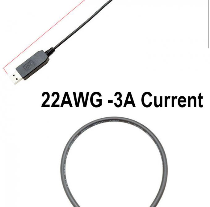 USB 5V에서 12V 전압 단계 3 핀 및 4 핀 PC 팬 전원 어댑터 케이블 3