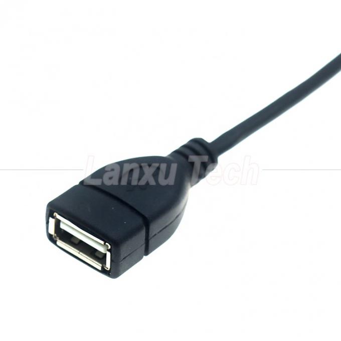 휴대용 짧은 90도 오른쪽 각 마이크로 V8 USB 여성 소켓 OTG 어댑터 케이블 전화 노트북 2