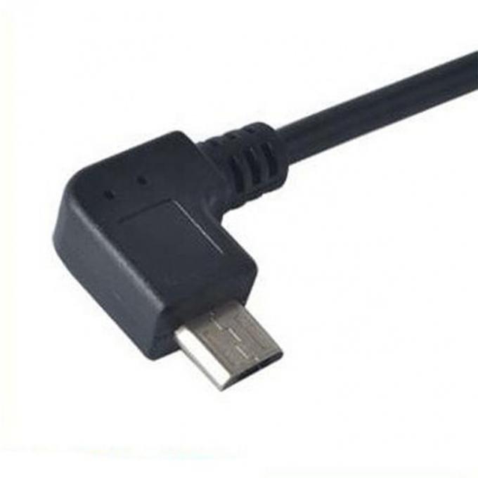 90도 각 미크로 B에서 USB 타입 A 여성 OTG 어댑터 케이블 1