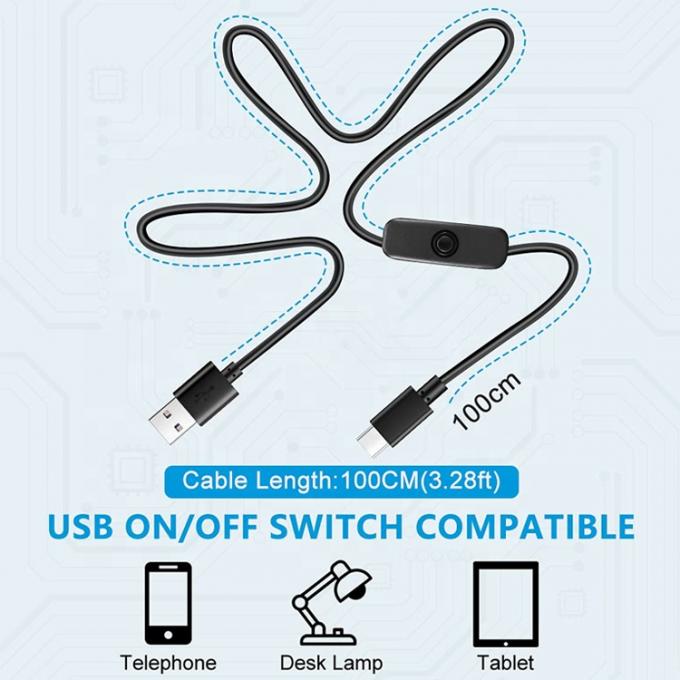 1m 5V 3A USB 타입 C 충전기 전원 케이블 5