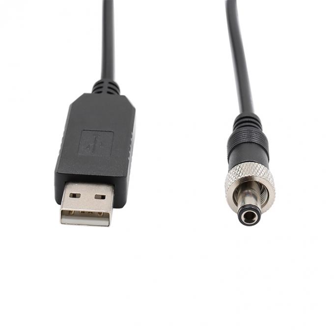 USB 5V에서 12V DC 나사 장착 연결 케이블 3
