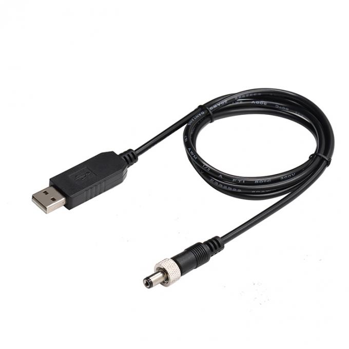 USB 5V에서 12V DC 나사 장착 연결 케이블 4