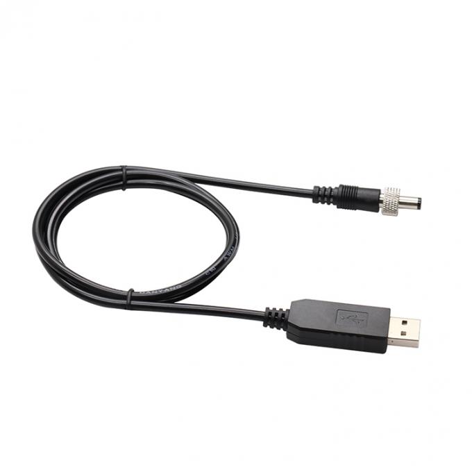 USB 5V에서 12V DC 나사 장착 연결 케이블 6