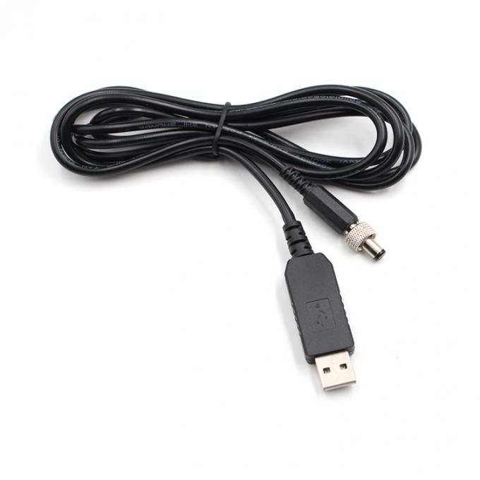 USB 5V에서 12V DC 나사 장착 연결 케이블 5