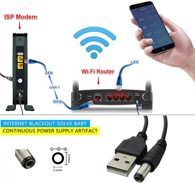 고품질 부스터 5V USB에서 12V DC 파워 엘리베이터 변환기 케이블 9