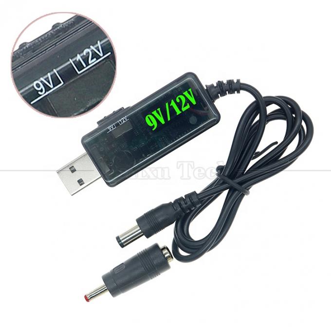 1m 드록 5V USB로 부스 9V 12V 스텝 업 멀티 출력 DC 변환 케이블로 라우터 모?? 3