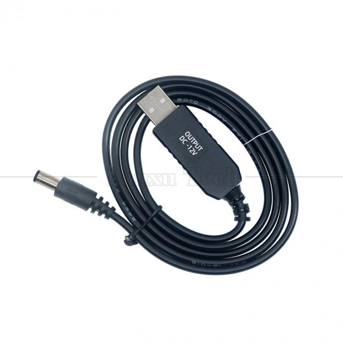 뜨거운 판매 5V USB에서 9V 12V DC 출력 변환기 부스터 와이파이 모덤 라우터 전원 케이블 6