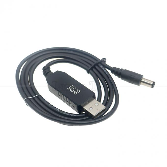 뜨거운 판매 5V USB에서 9V 12V DC 출력 변환기 부스터 와이파이 모덤 라우터 전원 케이블 7