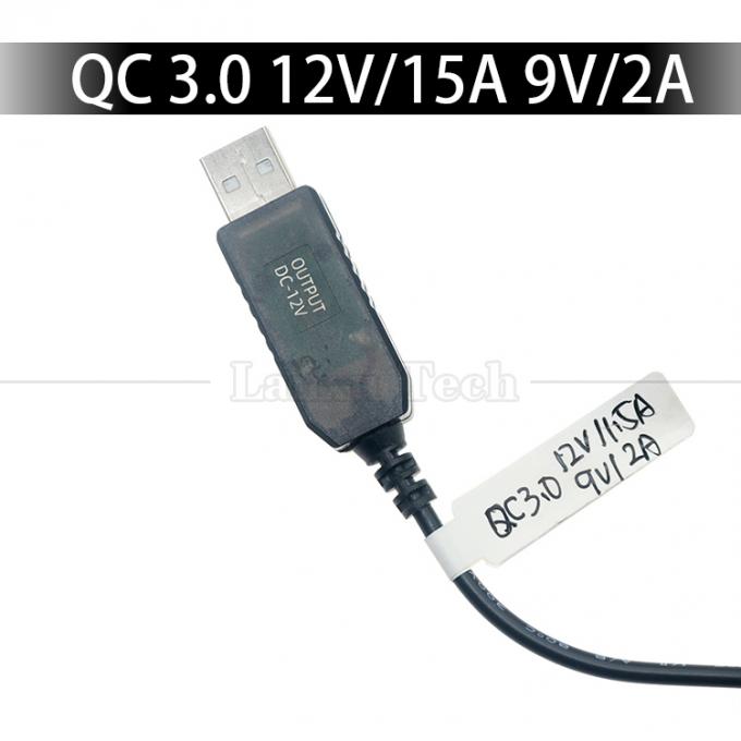 QC3.0 QC2.0 QC 충전 큰 출력 12V 1.5A 9V 2A 5V에서 12V USB 충전 케이블 라우터 LED 스트립 4
