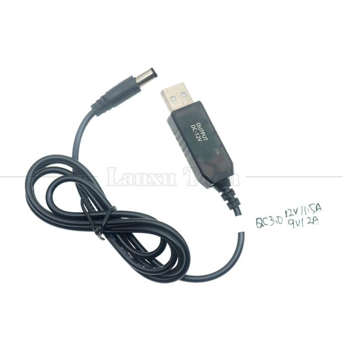 QC3.0 QC2.0 QC 충전 큰 출력 12V 1.5A 9V 2A 5V에서 12V USB 충전 케이블 라우터 LED 스트립 7