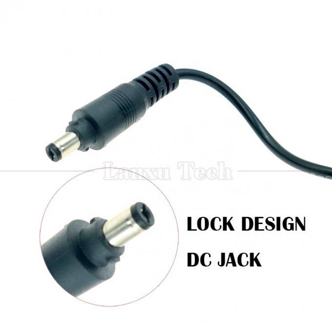 고품질 5V USB에서 12V 출력 DC 5.5x2.1mm 잠금 커넥터 부스터 LED 스트립 스트링 라이트 램프에 대한 전원 USB 케이블을 설정 4
