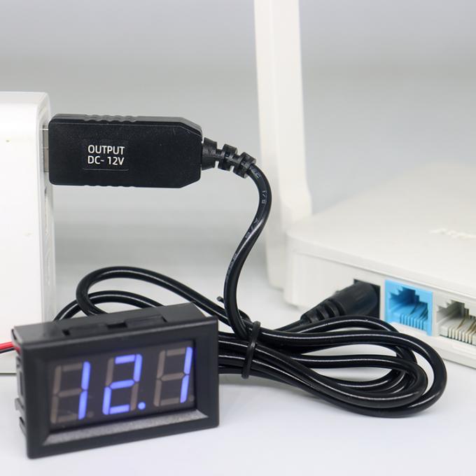 높은 호환성 1m 스텝 업 부스터 충전기 전력 5.5x2.1mm DC 5V ~ 12V USB 케이블 3